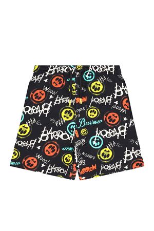 Unisex fleece shorts featuring an all-over print BARROW KIDS | S6BKJUBE047110